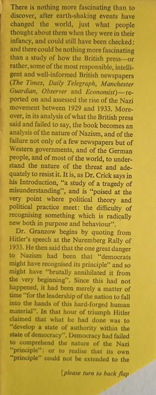 A Mirror of Nazism by Dr Brigitte Granzow