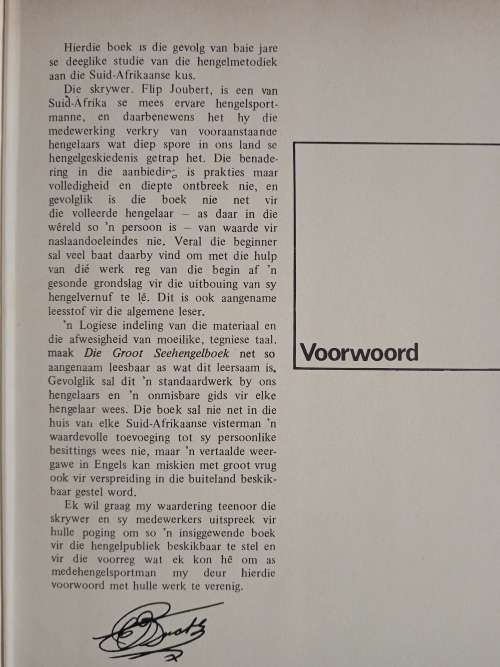 Die Groot Seehengelboek by Flip Joubert & 10 Associates