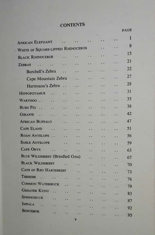 The Game Animals Of Southern Africa - C T Astley Maberly