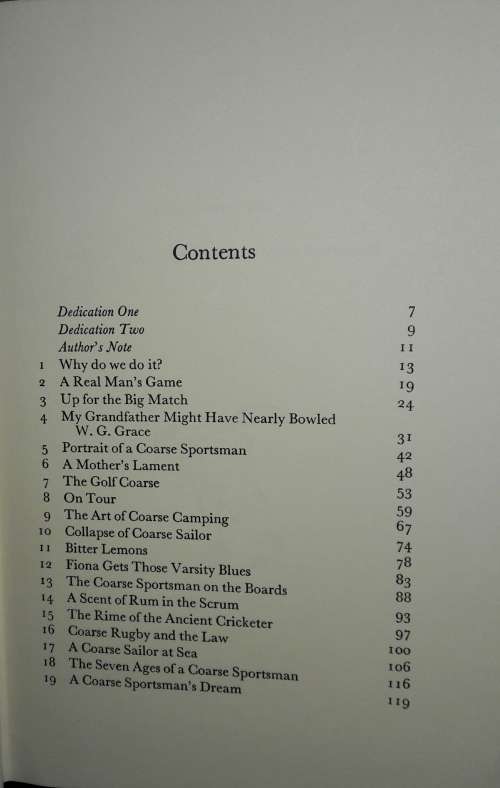 The Michael Green Book Of Coarse Sport - Michael Green