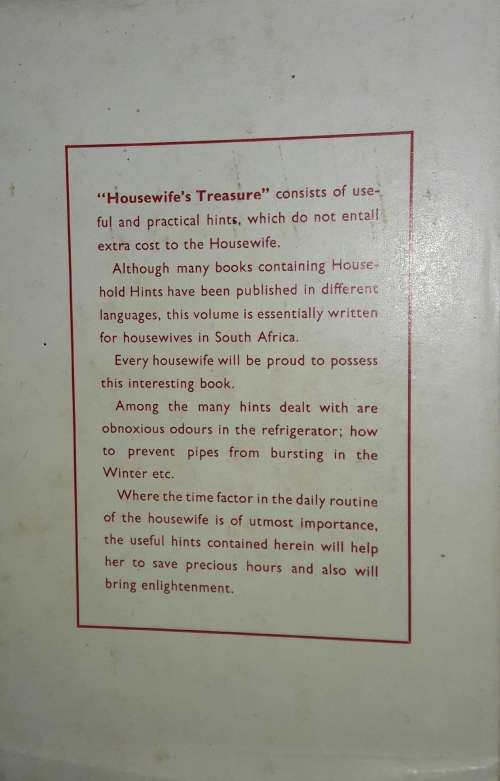 Housewive`s Treasure - Doris Milstein