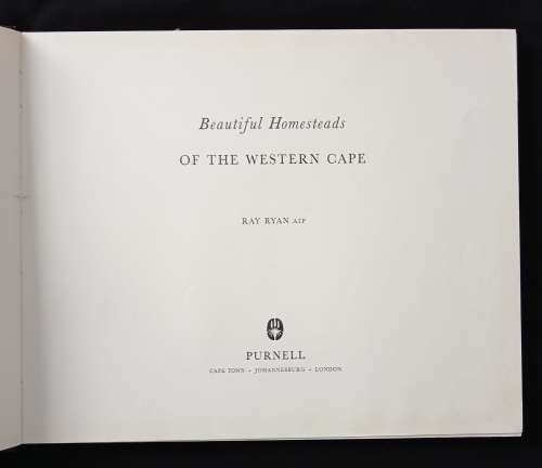 Beautiful Homesteads of the Western Cape by Ray Ryan