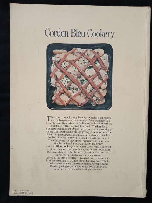 Gordon Bleu Cookery by Rosemary Hume & Muriel Downes