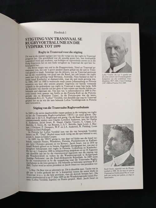 Transvaal Rugbyvoetbalunie 100 Jaar by Ferreira, Blignault, Landman & du Toit