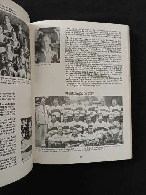 Transvaal Rugbyvoetbalunie 100 Jaar by Ferreira, Blignault, Landman & du Toit