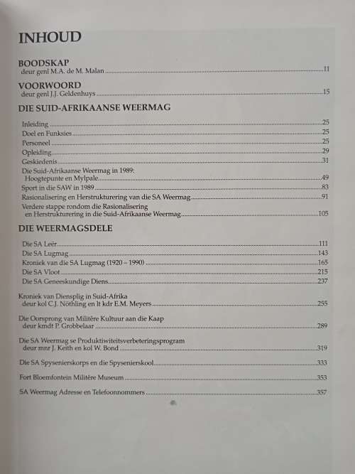 Suid-Afrikaanse Weermag Oorsig South African Defence Force Review 1990 Edited by Maj. A de la Rey