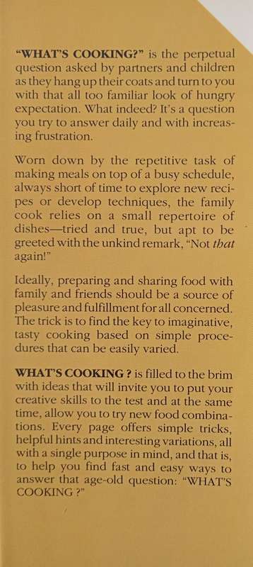 What`s Cooking? by Rolande Dussault