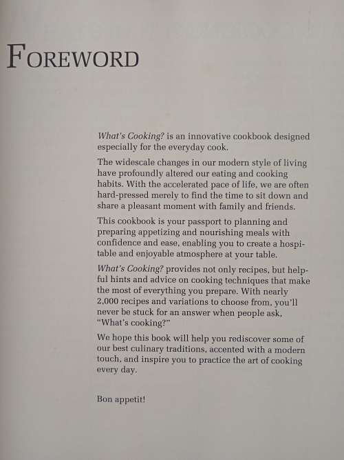 What`s Cooking? by Rolande Dussault