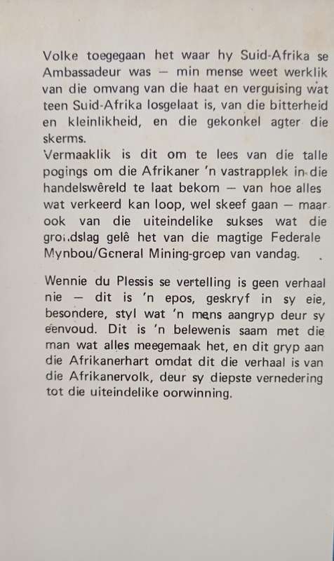 Die Goue Draad Op Die Trekpad van ń Nasie by Wennie du Plessis