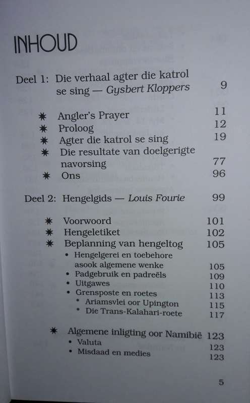 Namibie - Katrolsingverhale En Hengelgids