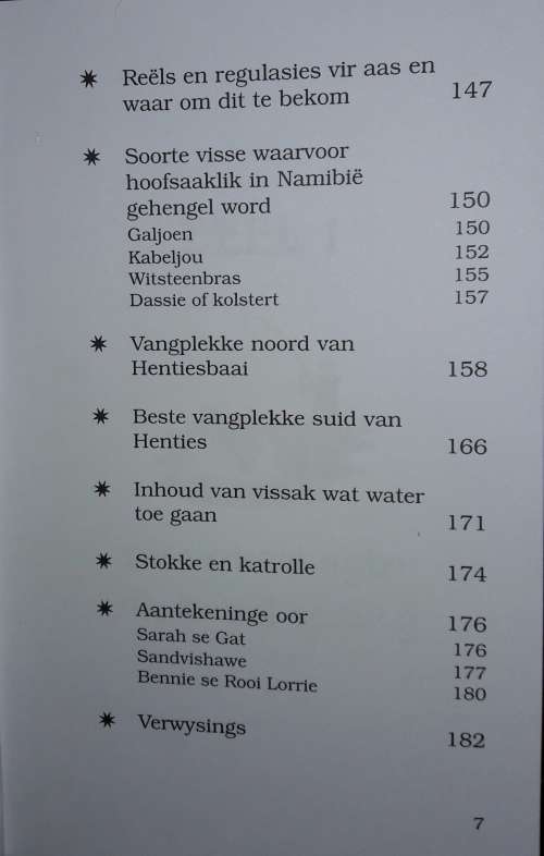 Namibie - Katrolsingverhale En Hengelgids