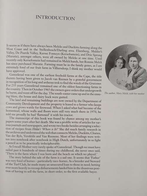 Ganzekraal A West Coast Year by Mary Melck Kuttel