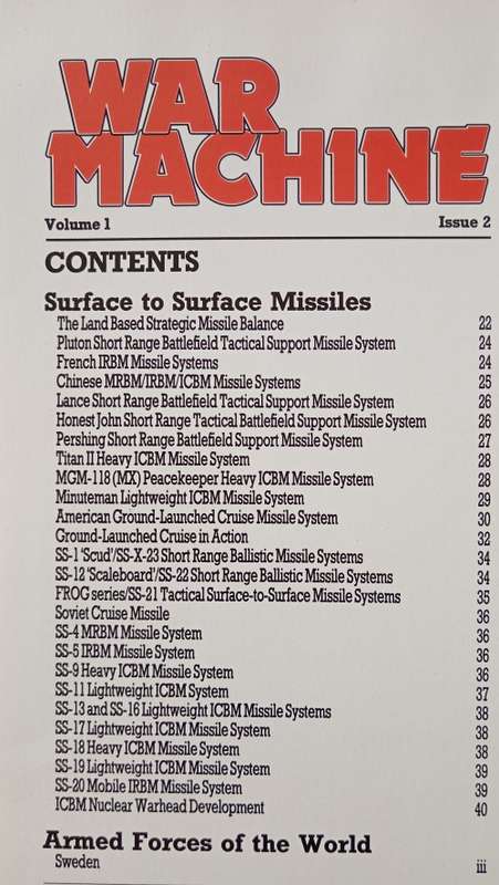 War Machine Volume 1 Issue 2