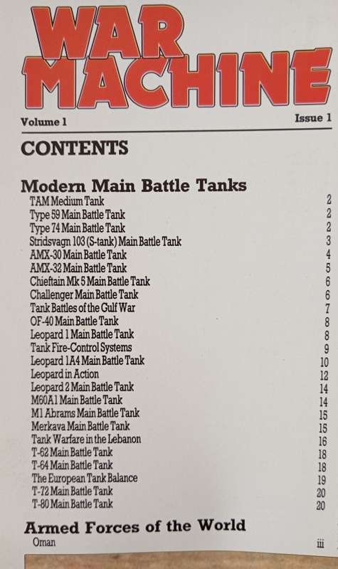 War Machine Volume 1 Issue 1