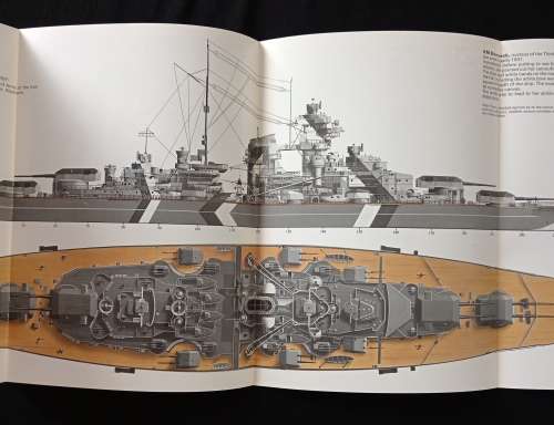 Profile Warship 18 KM Bismarck/Battleship by Paul Schmalenbach Fregattenkapitän