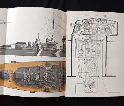 Profile Warship 18 KM Bismarck/Battleship by Paul Schmalenbach Fregattenkapitän
