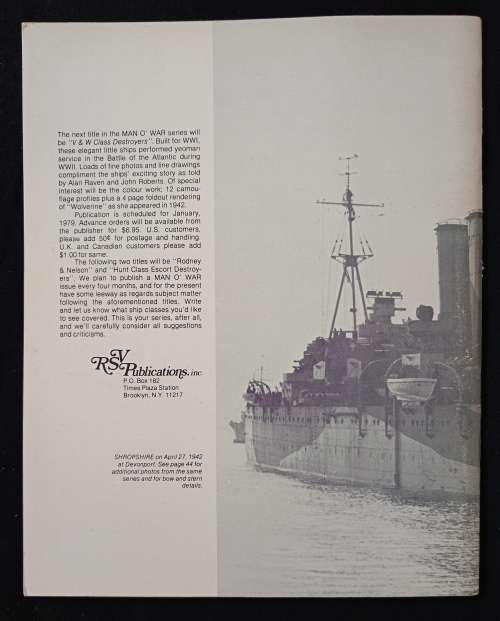 Man O 1 County class cruisers by Alan Raven & John Roberts