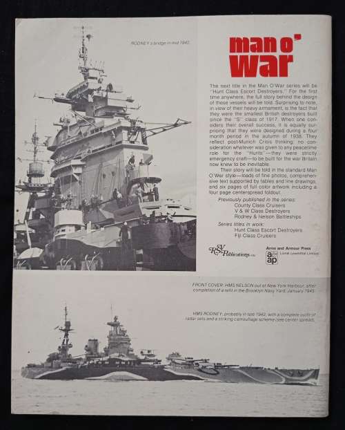 Man O 3 Battleships Rodney & Nelson by Alan Raven & John Roberts