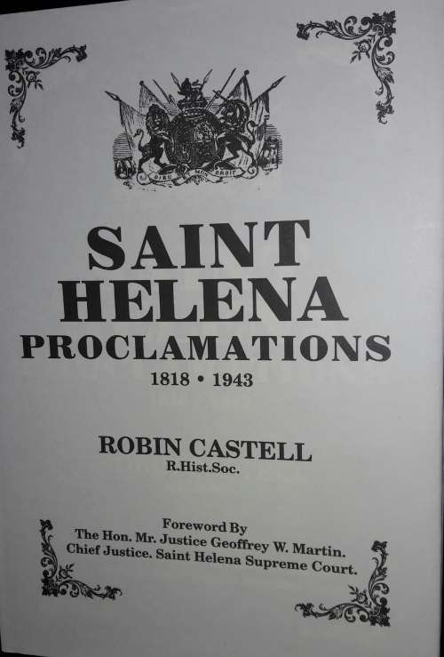 Saint Helena Proclamations 1818-1943