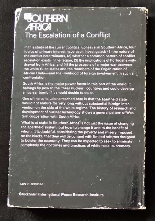 Southern Africa The Escalation of a Conflict A politico-military study