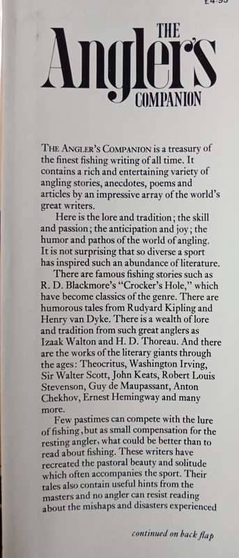The Angler`s Companion The Lore of Fishing Compiled by Brian Murphy