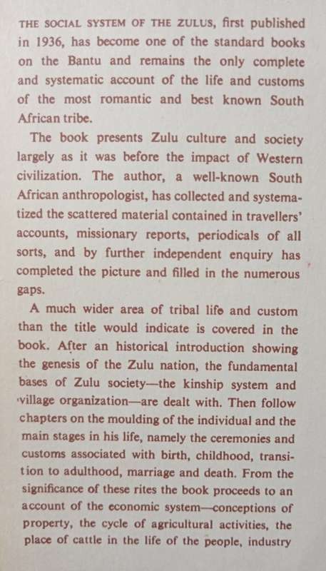 The Social System of the Zulus by Eileen Jensen Krige