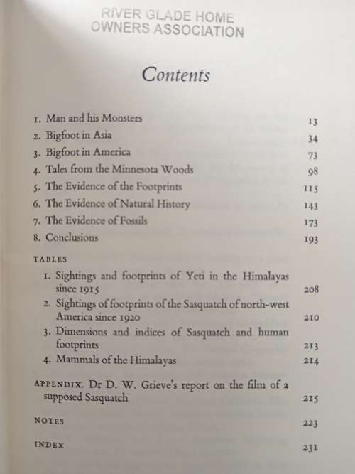 Bigfoot The Yeti & Sasquatch in Myth & Reality by John Napier