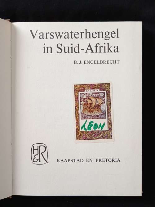 Varswaterhengel in Suider-Afrika by B J Engelbrecht