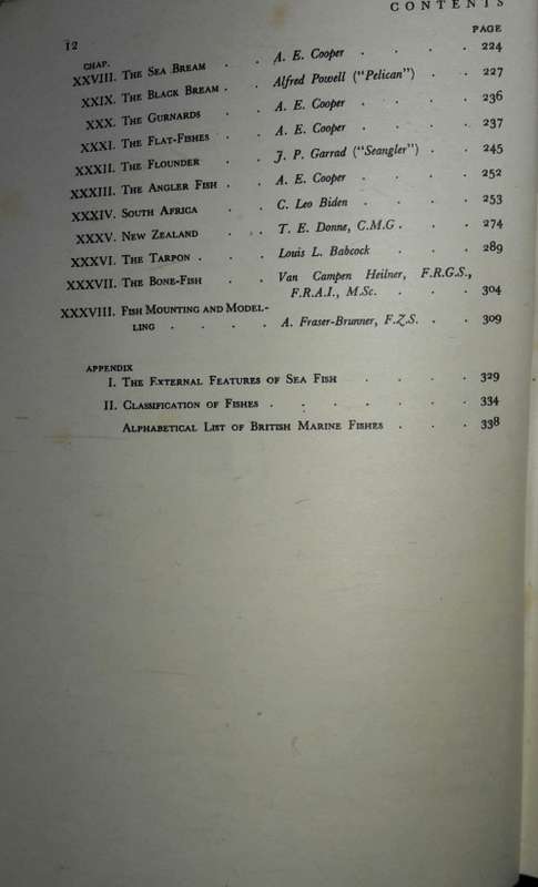 Sea Fishing - Volume XVII The Lonsdale Library