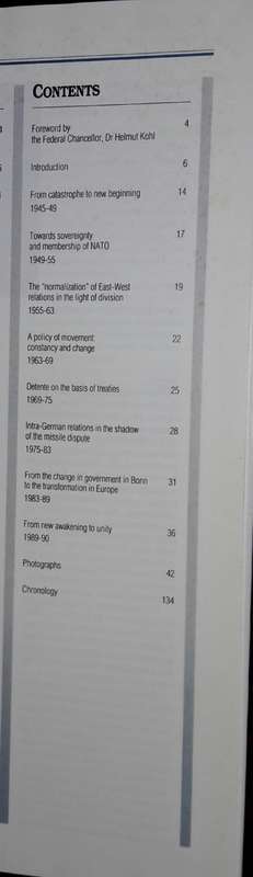 From Division To Unity - 1945 - 1990 -  Dr Manfred Funke