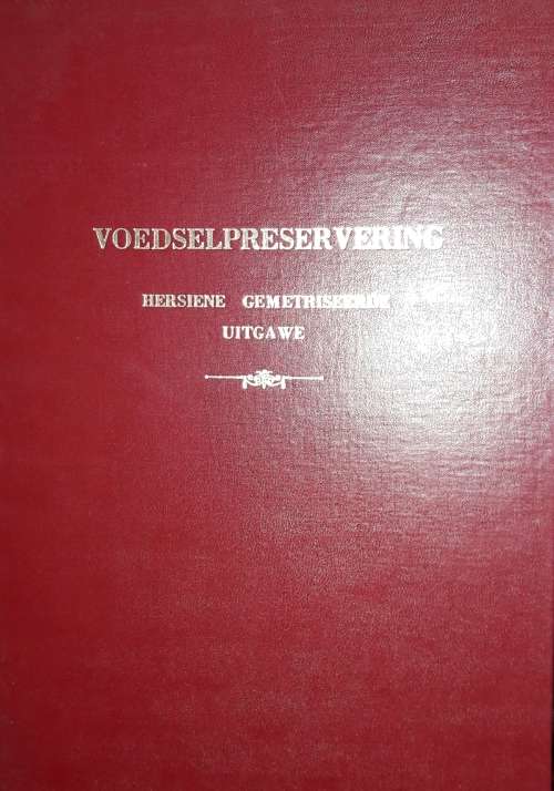 Voedselpreservering - Hersiene Gemetriseerde Uitgawe - Department van Onderwys en Kultuur