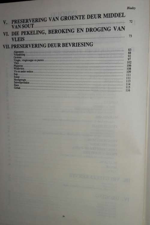 Voedselpreservering - Hersiene Gemetriseerde Uitgawe - Department van Onderwys en Kultuur