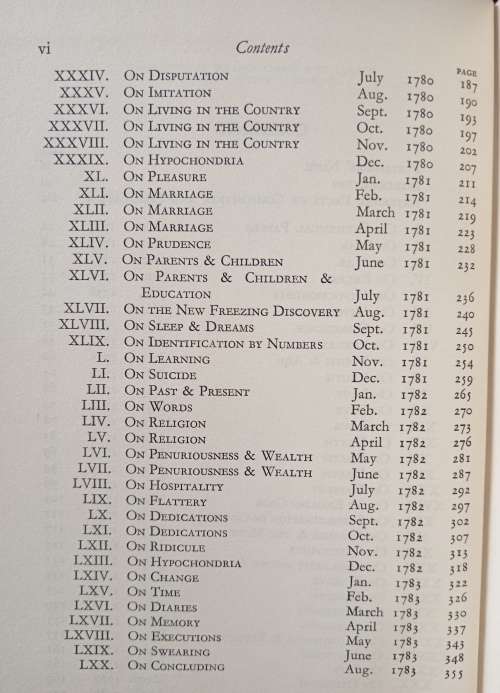 Boswell`s Column 1777-1783 Introduction & Notes by Margery Bailey