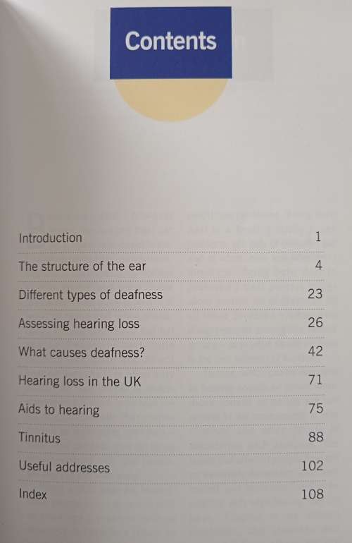 Understanding Deafness & Tinnitus by Professor Tony Wright
