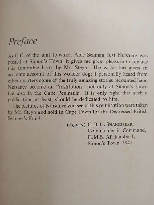 Just Nuisance by Leslie M Steyn