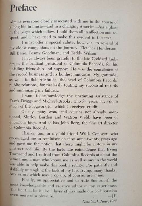 John Hammond on Record An Autobiography with Irving Townsend
