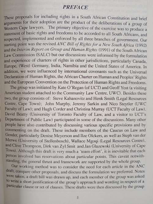 A Charter for Social Justice by Corder, Kahanovitz, Murphy, Murray, O`Regan, Sarkin, Smith, Steytler