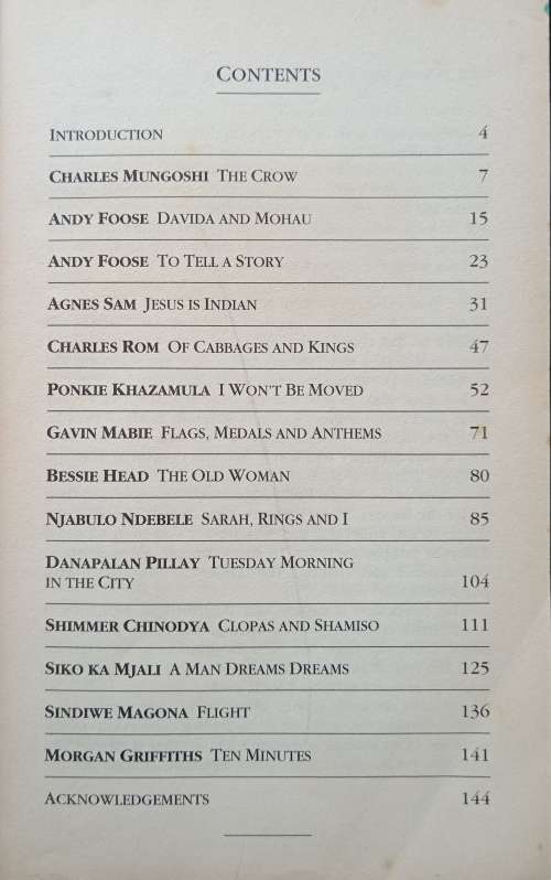New Beginnings Short stories from Southern Africa Compiled by Robin Malan
