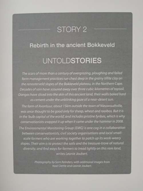 Untold stories 2 Rebirth in the ancient Bokkeveld Text by Leonie Joubert, with EMG