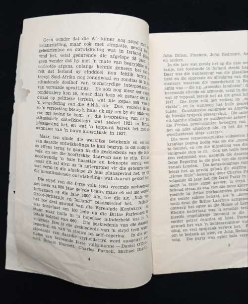 Ierland Too Die Weg Aan Konstitusionele Ontwikkeling sedert 1921 by Eric H Louw