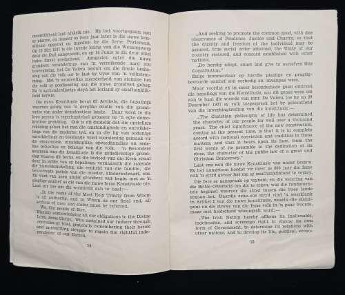 Ierland Too Die Weg Aan Konstitusionele Ontwikkeling sedert 1921 by Eric H Louw