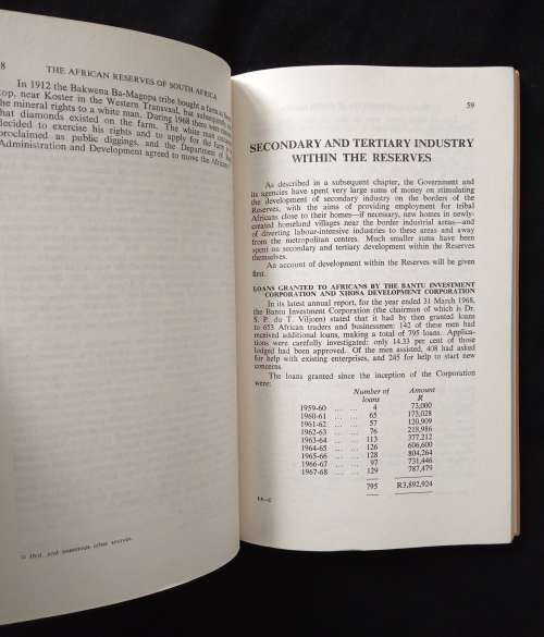 The African Reserves of South Africa by Muriel Horrell