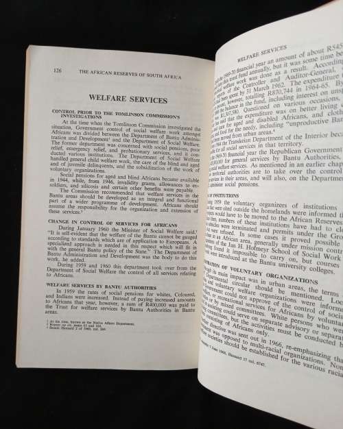 The African Reserves of South Africa by Muriel Horrell