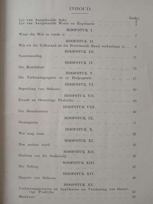 Die Verkiesingswet en prosedure van die Unie van Suid-Afrika by H A Fagan