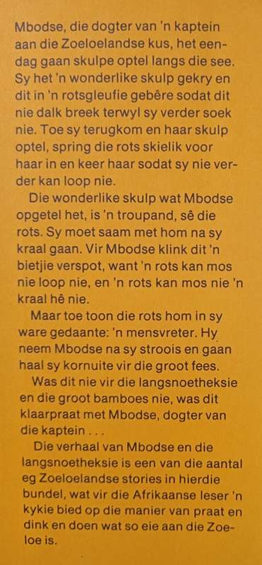 Mbodse en die Langsnoetheksie & ander Inheemse Verhale by Marié Opperman