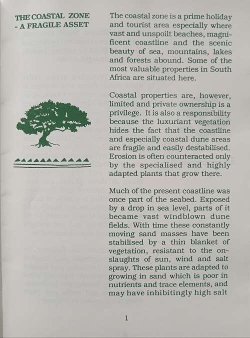 Plot Development and Gardening in the Coastal Zone