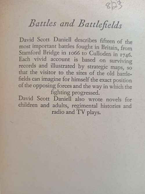 Battles & Battlefields by David Scott Daniell