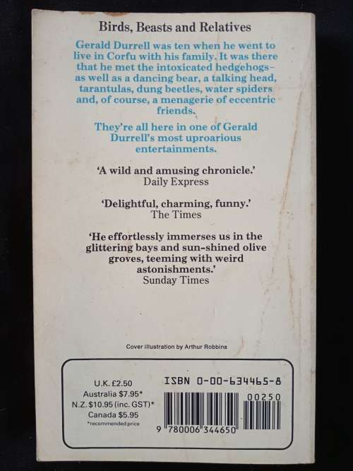 Birds, Beasts and Relatives by Gerald Durrell