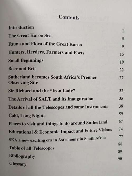 From Sea to SALT and SKA by Wolfgang Lange
