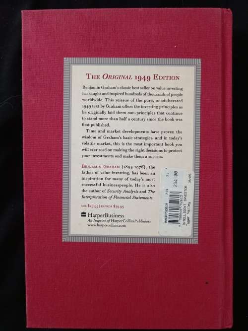 The Intelligent Investor by Benjamin Graham